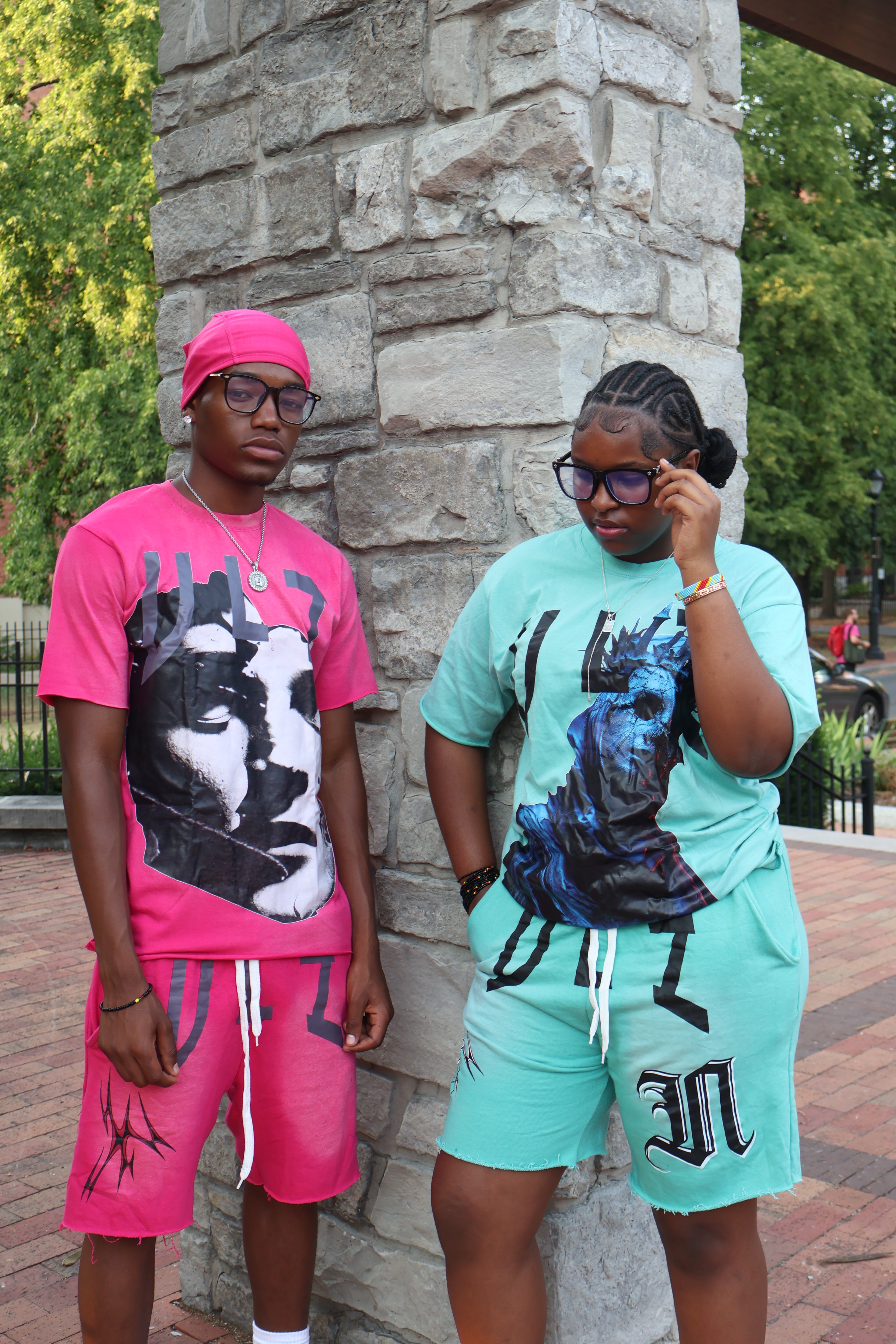 VLZ dyed short-sleeve T-shirt& Spray-short