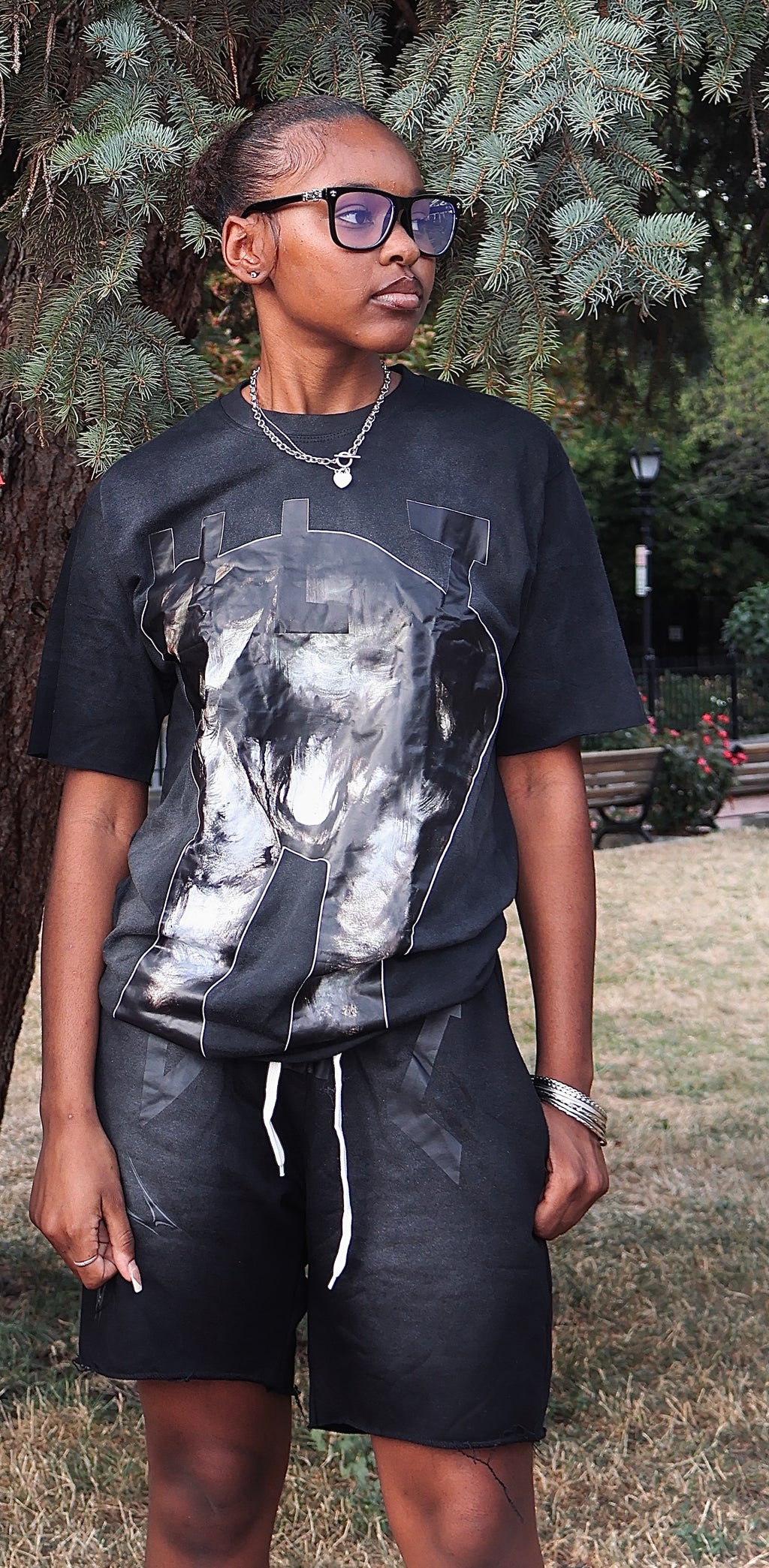 VLZ dyed short-sleeve T-shirt& Spray-short