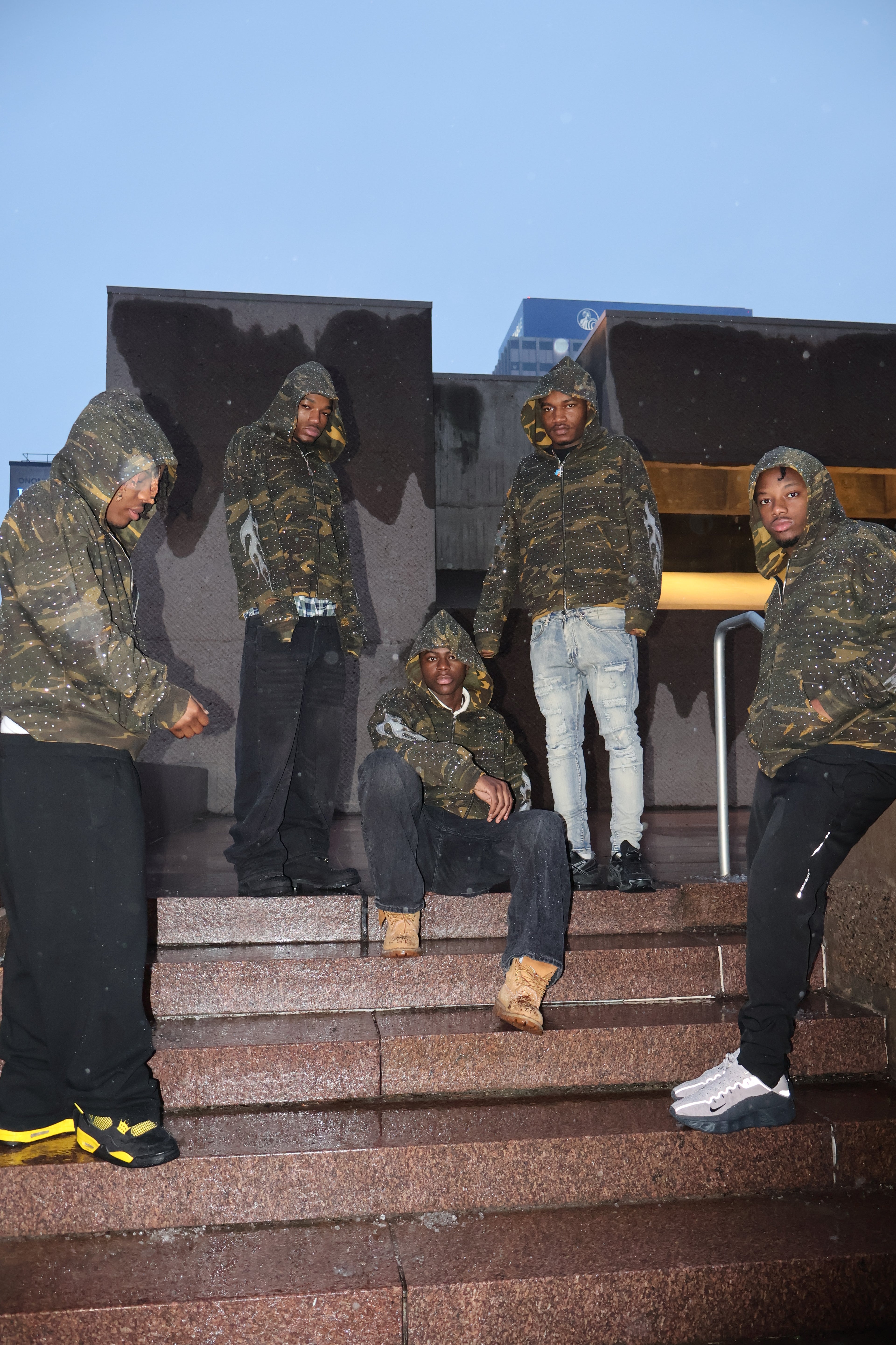 Aurex Phantom Camo oversized Hoodie