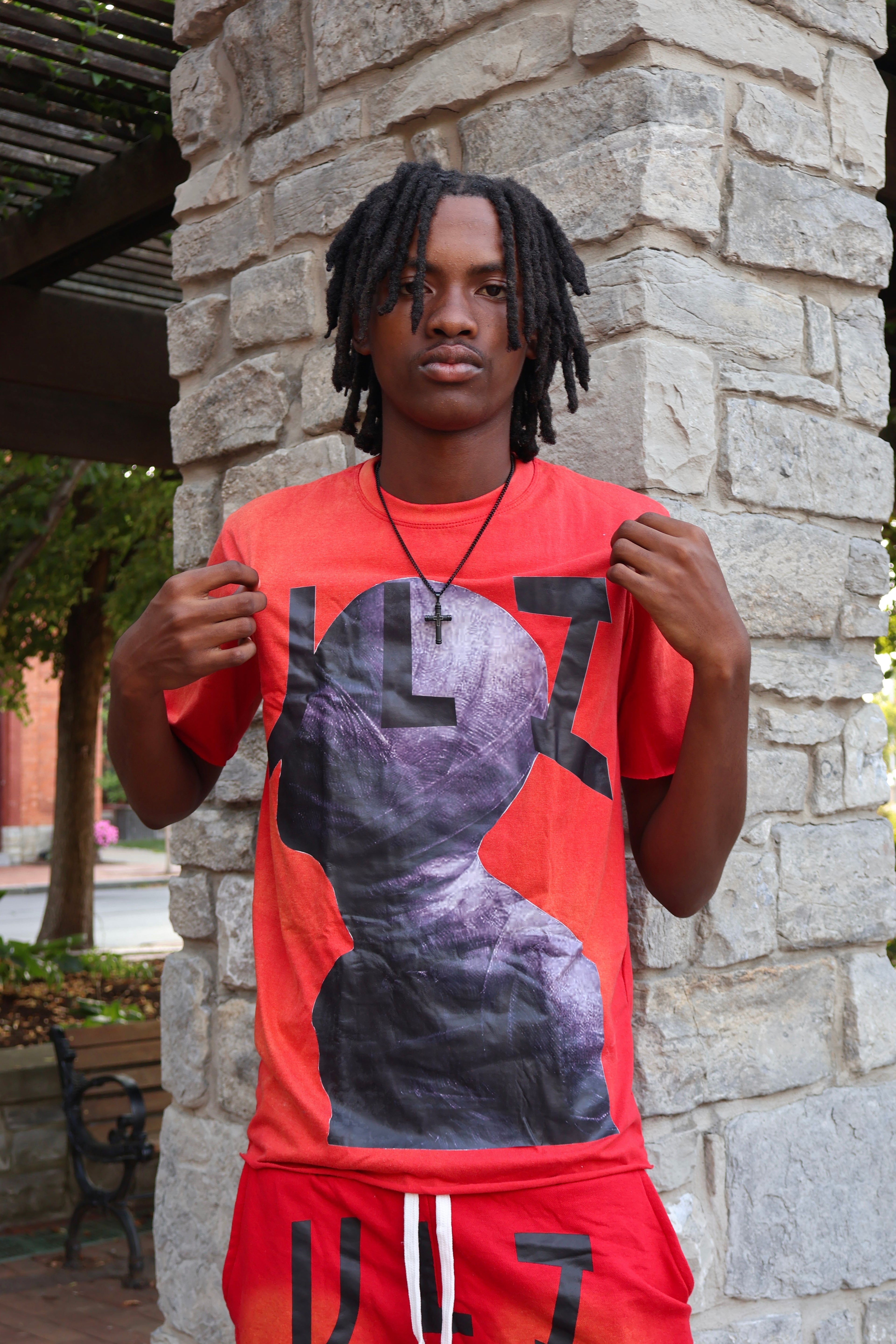 VLZ dyed short-sleeve T-shirt& Spray-short