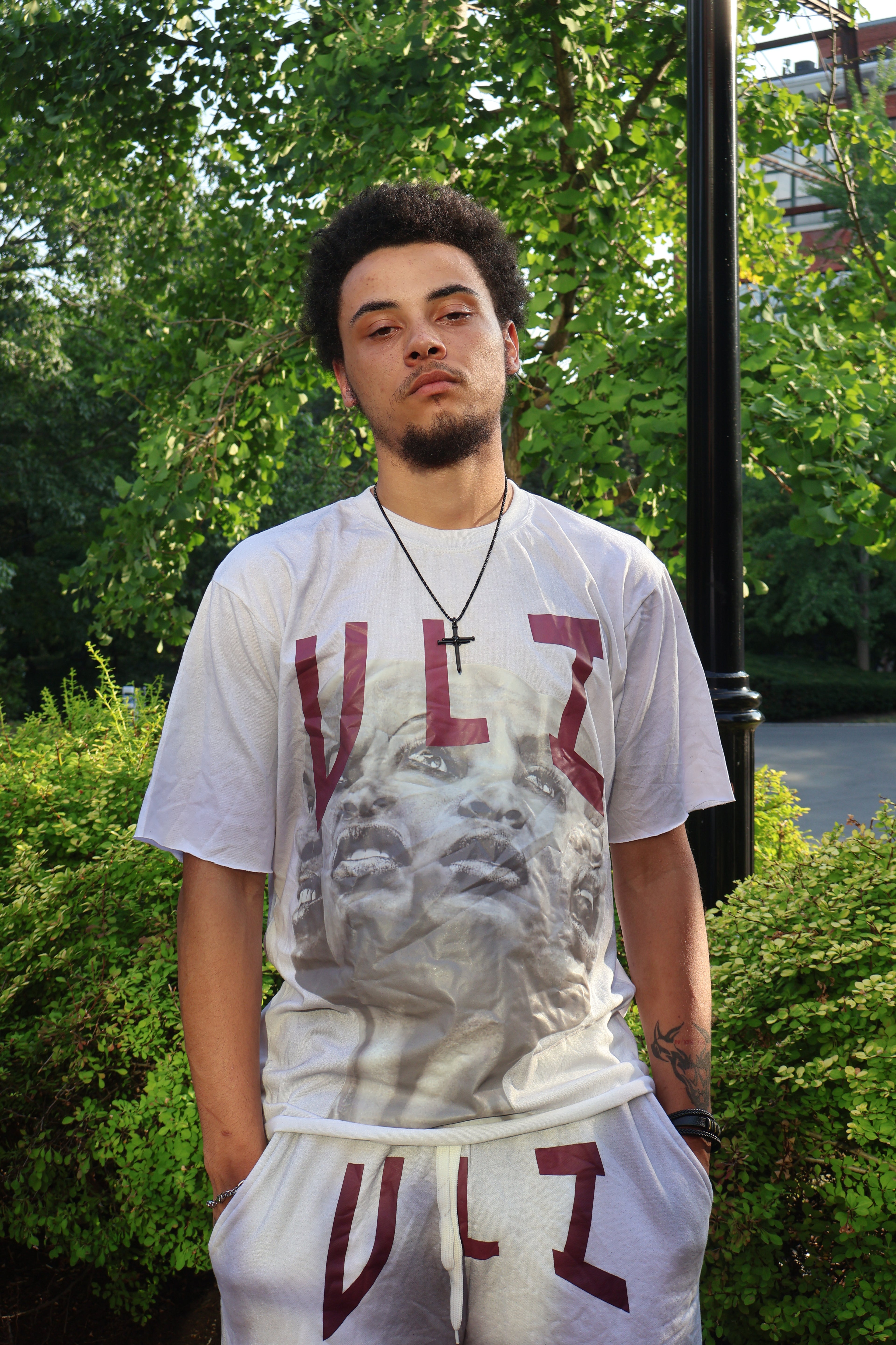 VLZ dyed short-sleeve T-shirt& Spray-short